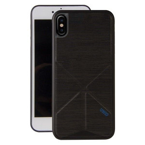 Etui UNIQ Transforma Ligne Apple iPhone X/Xs czarny/raven black