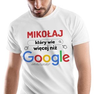 T-Shirt Męski Dla Mikołaja Koszulka XL Prezent