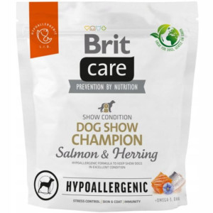 BRIT CARE Hypoallergenic karma sucha psów łosoś1kg