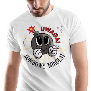 T-Shirt Męski Dla Mikołaja Koszulka XL Prezent