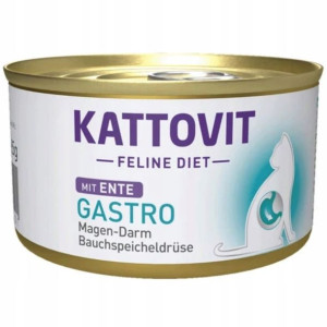 KATTOVIT GASTRO puszka karma mokra kota kaczka 85G