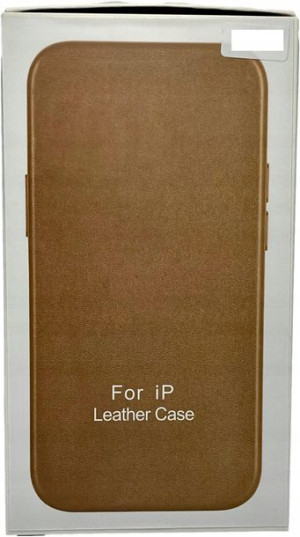 Etui Case Leather Skórzane do iPhone 12 Pro Max