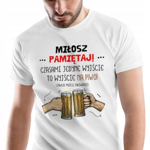 T-Shirt Męski Dla Miłosza Koszulka L Prezent
