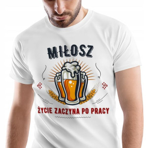 T-Shirt Męski Dla Miłosza Koszulka L Prezent