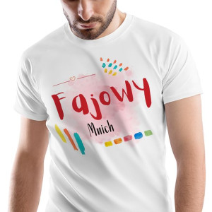 T-Shirt Męski Dla Mnicha Koszulka L Prezent