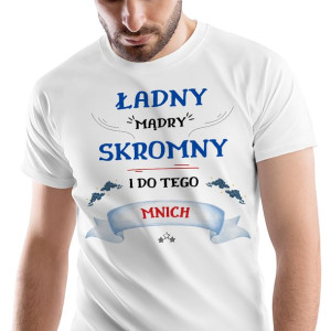T-Shirt Męski Dla Mnicha Koszulka M Prezent