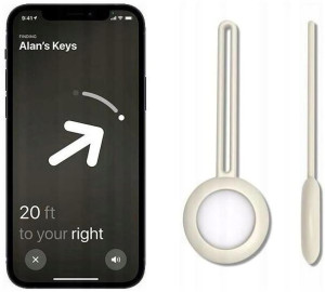 Silikonowe Etui Case Brelok Kluczy do Apple AirTag