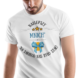 T-Shirt Męski Dla Mnicha Koszulka S Prezent