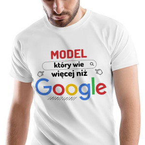 T-Shirt Męski Dla Modela Koszulka L Prezent