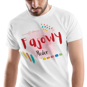 T-Shirt Męski Dla Modera Koszulka L Prezent