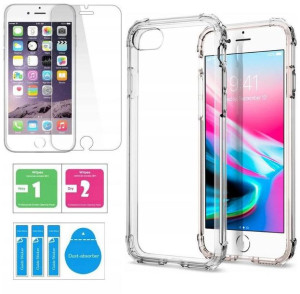 Etui Obudowa Case Do Iphone 7 8 Se 2020 + Szkło 9h