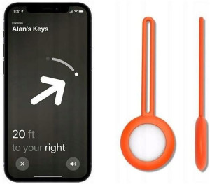 Silikonowe Etui Case Brelok Kluczy do Apple AirTag