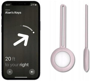 Silikonowe Etui Case Brelok Kluczy do Apple AirTag
