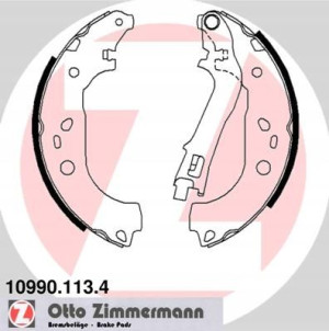 ZIMMERMANN 10990.113.4 Zestaw szczęk hamulcowych