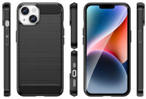 Case Etui Obudowa Karbon CARBON do iPhone 14 PLUS