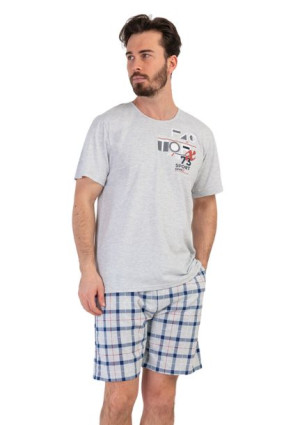 Piżama Męska bawełniana krótki Vienetta 3XL + size