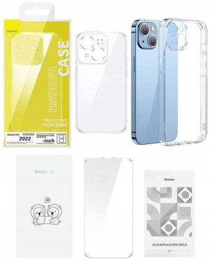 Baseus Etui Case Obudowa + Szkło Do Iphone 14