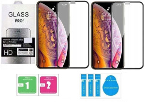 2x Szkło 9h Hartowane Pełne Do Iphone 14 Zestaw