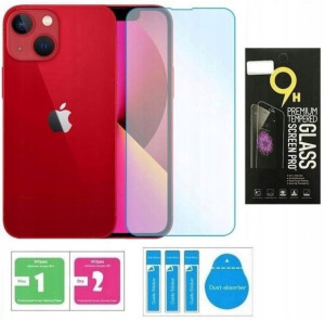 Szkło Hartowane Szybka 9H do iPhone 13 Mini Zestaw