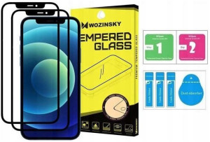 2x Szkło Hartowane 9H 5D do iPhone 12 Mini Zestaw