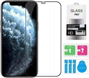 Szkło Hartowane 9H 5D do iPhone 12 i 12 Pro Zestaw