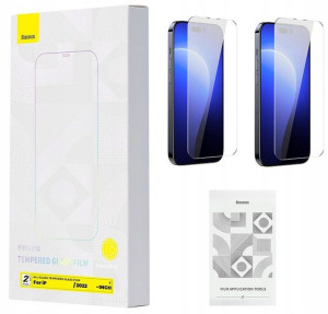 2x Szkło Hartowane Baseus Do Iphone 14 Pro Max