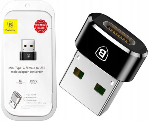 Baseus Adapter Przejściówka Usb Do Z Usb-c C