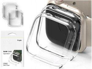 Silikonowe 2x Etui Case Do Apple Watch 7 41 Mm