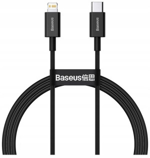 SZYBKI Baseus Kabel USB C Lightning 1m do iPhone