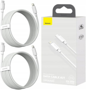 2x Baseus Kabel Usb-c Lightning 1,5m Do Iphone 20w