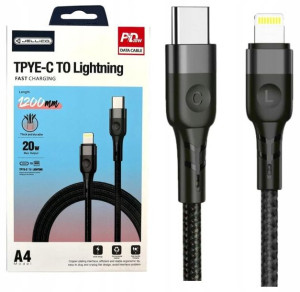 JELLICO Kabel USB-C Lightning 1,2m 20W do iPhone