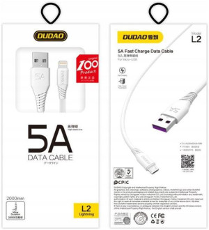 Kabel Lightning 5A 2M Fast do iPhone 7 8 X 11 Xr