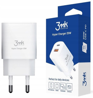 Szybka Ładowarka Sieciowa 3mk 20w Do Iphone Qc 3.0
