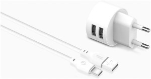 Szybka Ładowarka 2x Usb 12w + Kabel Usb-c Usb C