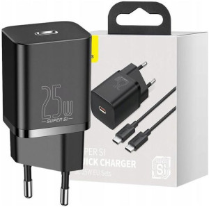 Baseus Ładowarka Sieciowa Usb-c 25w Kabel Type-c