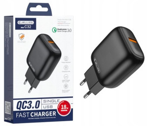 Jellico Ładowarka Sieciowa Usb 18w Usb 3.0 Qc