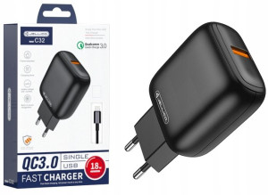 Jellico Ładowarka Sieciowa 18w Usb 3.0 + Lightning