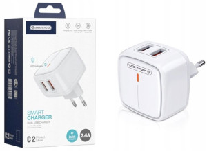 Jellico Szybka Ładowarka 2x Usb 2.4a Do Iphone