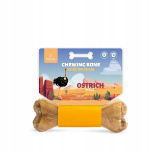 Pokusa Ostrich 12cm Kość Do Żucia Ze Strusiem