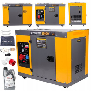 Agregat Prądotwórczy Diesel 8,5kw 230v 400v Ats