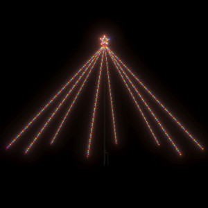 Choinka z lampek, wewn./zewn., 576 kolorowych diod LED, 3,6 m