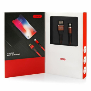 Kabel Vidvie Cb439 Usb/lightning 2.4a, 1m Brąz