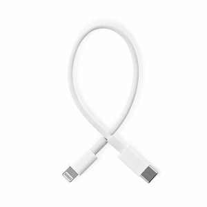 Kabel Reverse Type C/lightning 20cm Biały