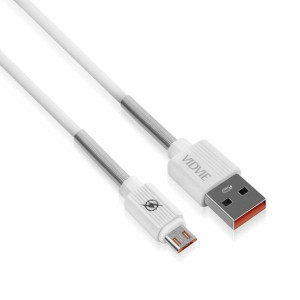 Kabel Vidvie C510 Usb/micro 3,1a, 1m Biały Pudełko