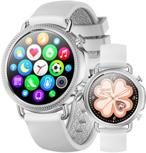 Zegarek SMARTWATCH Rubicon - RNBE74 srebrny-szary POŁĄCZENIA SMS PULS KROKI