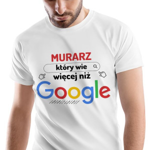 T-Shirt Męski Dla Murarza Koszulka L Prezent
