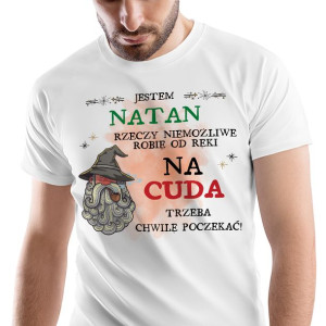 T-Shirt Męski Dla Natana Koszulka M Prezent