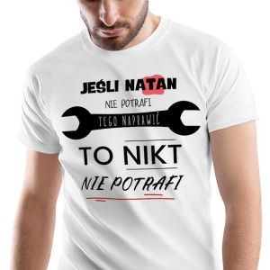 T-Shirt Męski Dla Natana Koszulka M Prezent