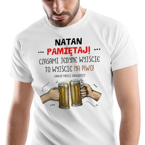 T-Shirt Męski Dla Natana Koszulka S Prezent
