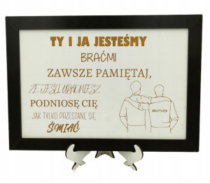 dla brata, prezent, grawer